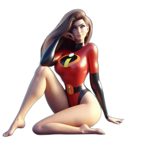 dress, concept art, comic book art, 3d render transparent PNG cut-out