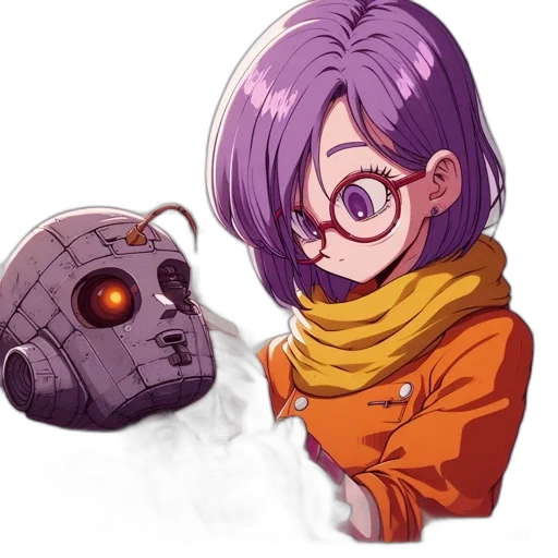 robot, mask, weapon, jacket transparent PNG cut-out