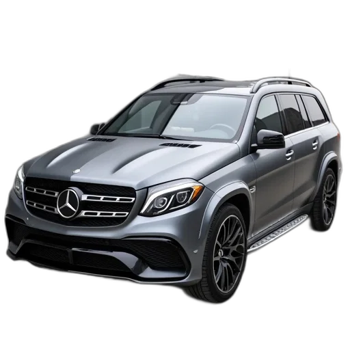 car, 3d render, mercedes, gls transparent PNG cut-out