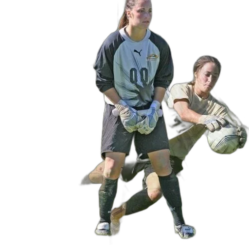 soccer, player, number, her transparent PNG cut-out