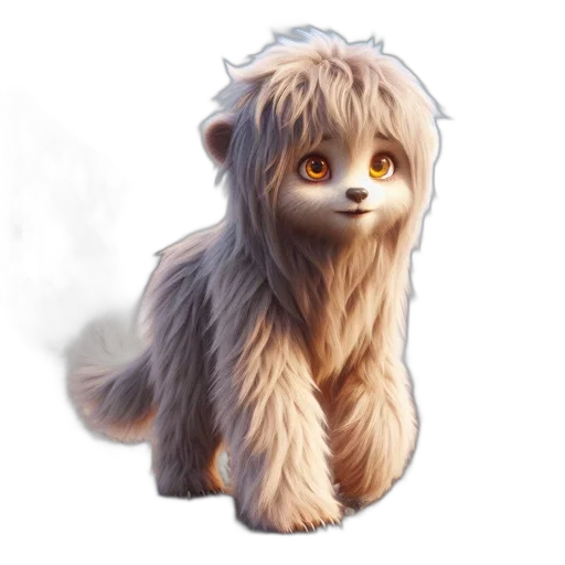 staff, animal, creature, hair transparent PNG cut-out
