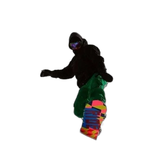 jacket, shoes, mask, staff transparent PNG cut-out