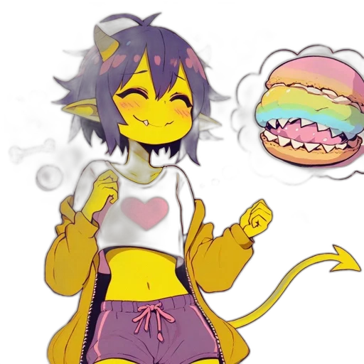 food, dragon, creature, concept art transparent PNG cut-out