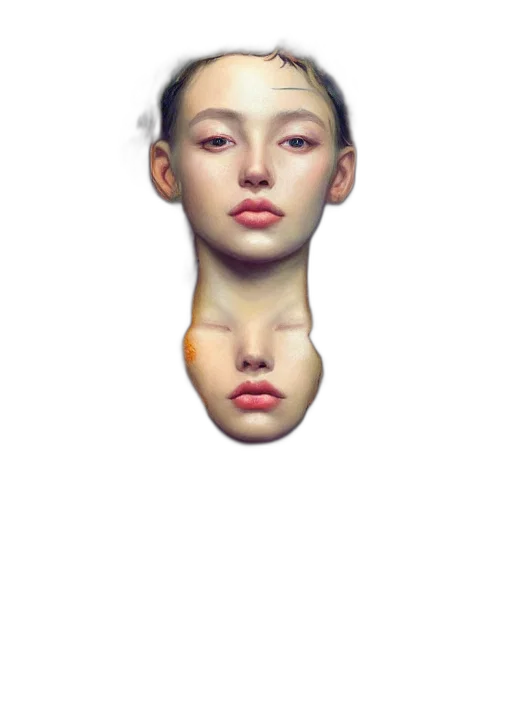 face, mask, crown, robot transparent PNG cut-out