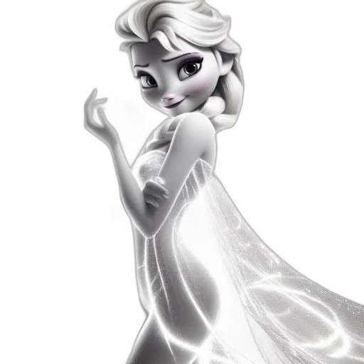 dress, cartoon, concept art, fantasy art transparent PNG cut-out