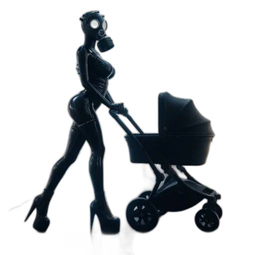 robot, furniture, staff, creature transparent PNG cut-out