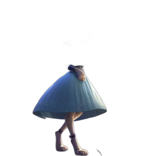 dress, creature, hat, robot transparent PNG cut-out