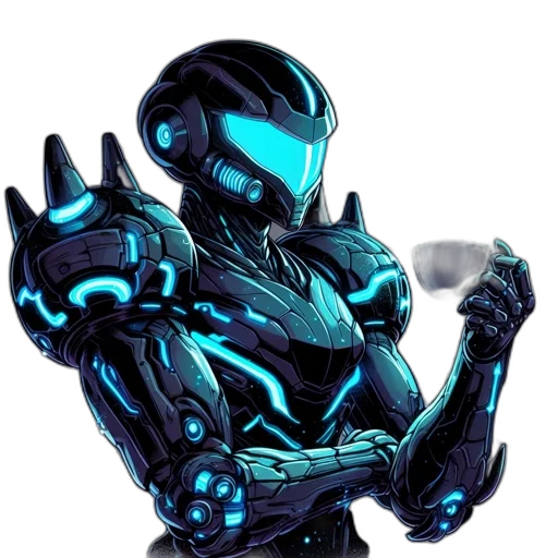 robot, staff, weapon, jewelry transparent PNG cut-out