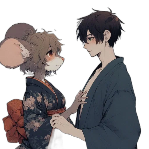 dress, mask, anime, concept art transparent PNG cut-out