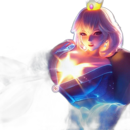 crown, staff, dress, concept art transparent PNG cut-out