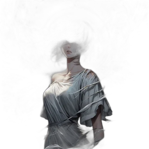dress, mask, face, creature transparent PNG cut-out