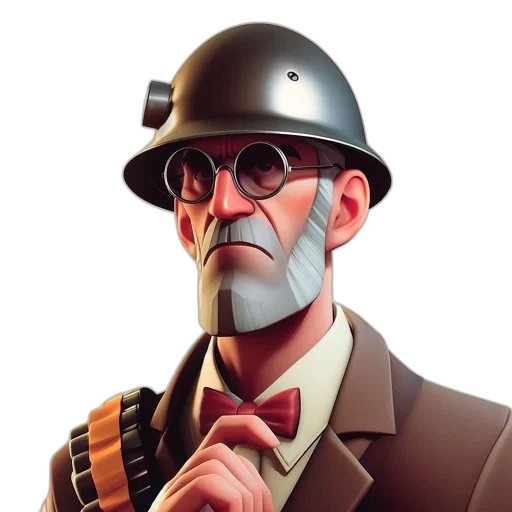 hat, staff, face, weapon transparent PNG cut-out