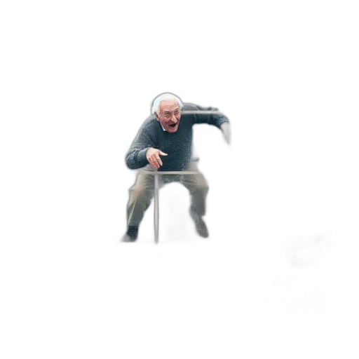 creature, animal, staff, jacket transparent PNG cut-out