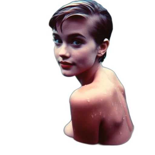 face, crown, dress, creature transparent PNG cut-out