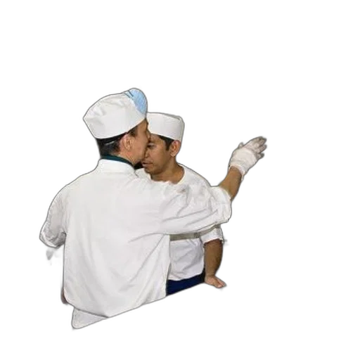 staff, hat, food, jacket transparent PNG cut-out