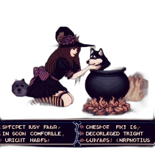 creature, staff, hat, concept art transparent PNG cut-out