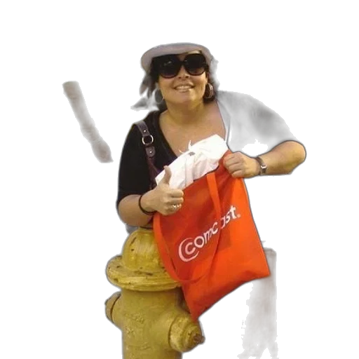 staff, bottle, woman, hat transparent PNG cut-out