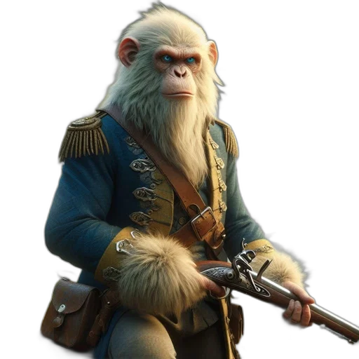 staff, animal, weapon, jacket transparent PNG cut-out