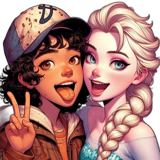 comic book art, cartoon, fantasy art, concept art transparent PNG cut-out