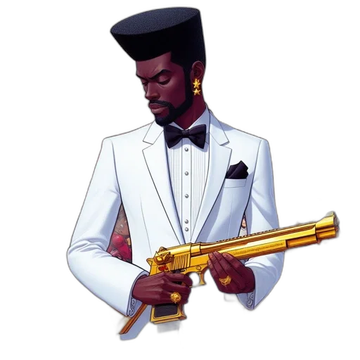 staff, weapon, jacket, concept art transparent PNG cut-out