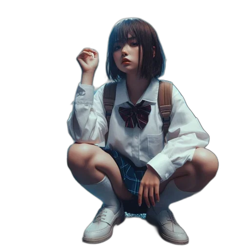 jacket, dress, face, robot transparent PNG cut-out