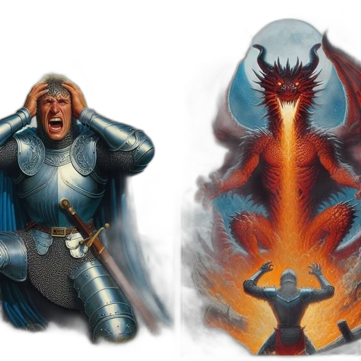 concept art, fantasy art, comic book art, fire transparent PNG cut-out