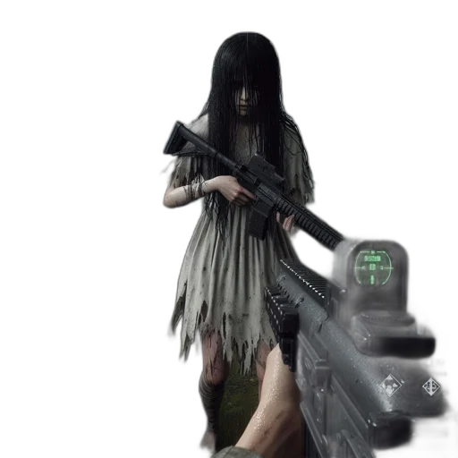 weapon, concept art, 3d render, photorealistic transparent PNG cut-out