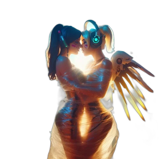 dress, robot, creature, jewelry transparent PNG cut-out