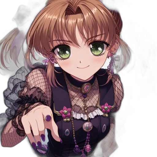 staff, dress, jewelry, face transparent PNG cut-out