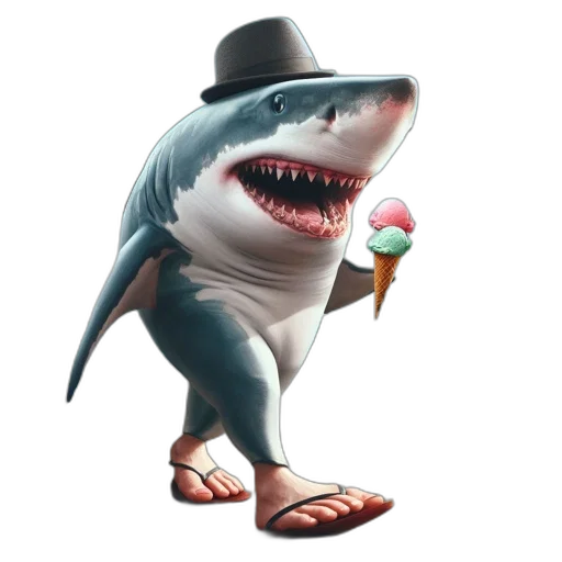 creature, animal, hat, staff transparent PNG cut-out