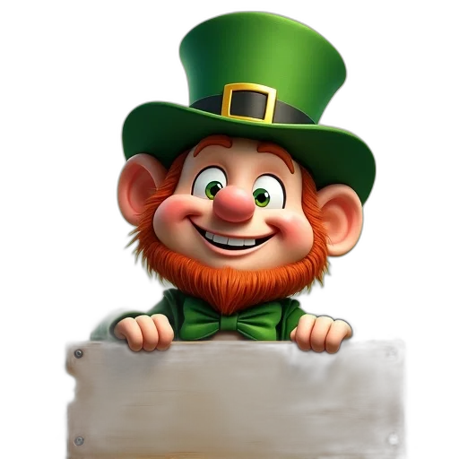 3d render, concept art, cartoon, lepreite transparent PNG cut-out