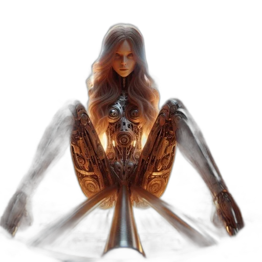 dress, robot, creature, jewelry transparent PNG cut-out