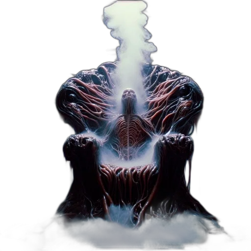 mask, hair, creature, face transparent PNG cut-out
