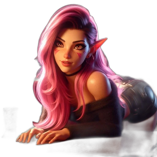 face, fantasy art, concept art, comic book art transparent PNG cut-out