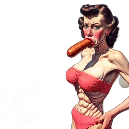 concept art, photorealistic, comic book art, nostalgic transparent PNG cut-out