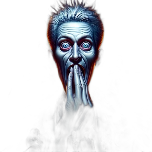 mask, face, creature, staff transparent PNG cut-out