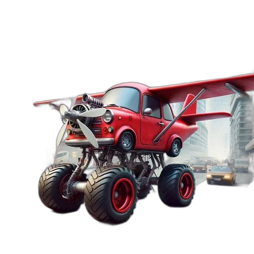 car, robot, weapon, concept art transparent PNG cut-out