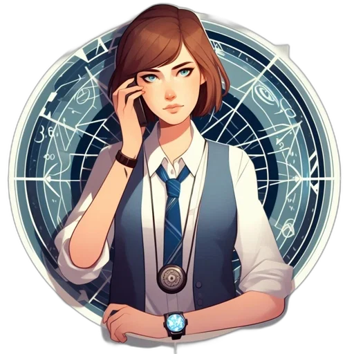 staff, jewelry, face, pixel art transparent PNG cut-out