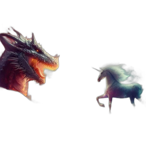 dragon, creature, concept art, fantasy art transparent PNG cut-out