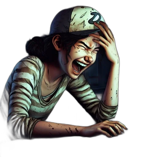 hat, face, concept art, comic book art transparent PNG cut-out