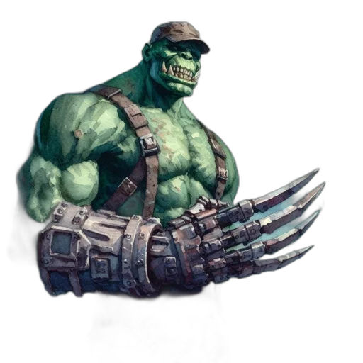 weapon, staff, sword, creature transparent PNG cut-out