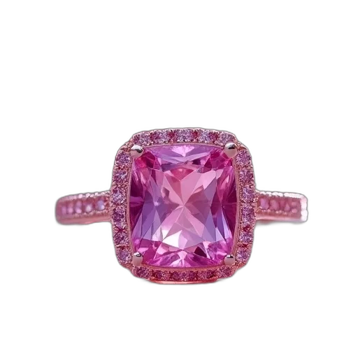 jewelry, crown, pink, sapphire transparent PNG cut-out
