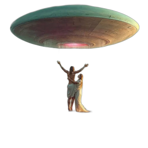creature, hat, umbrella, staff transparent PNG cut-out