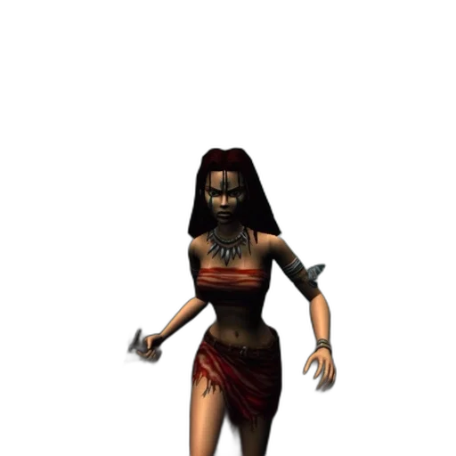 staff, mask, dress, creature transparent PNG cut-out
