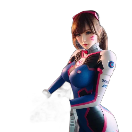 robot, dress, 3d render, concept art transparent PNG cut-out