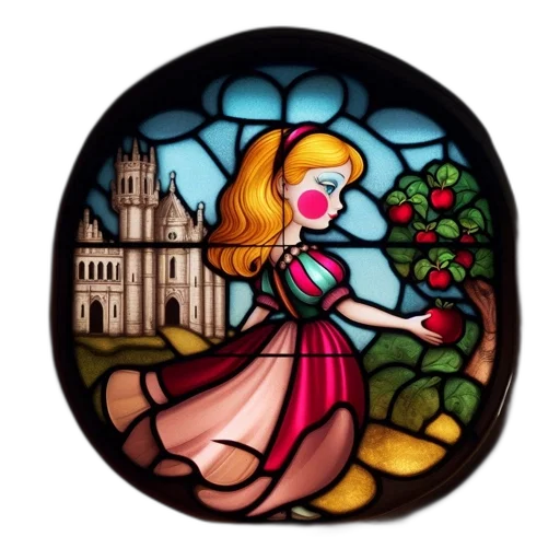 fantasy art, pixel art, window, art transparent PNG cut-out