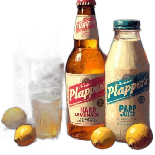bottle, food, 3d render, photorealistic transparent PNG cut-out