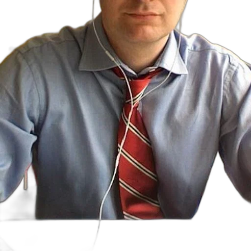 staff, jacket, face, hair transparent PNG cut-out