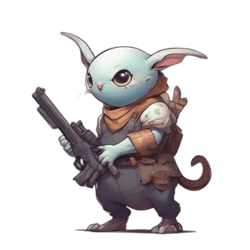 weapon, staff, dragon, creature transparent PNG cut-out