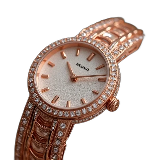 jewelry, mova, watch, rose transparent PNG cut-out
